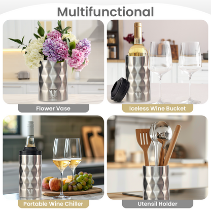 Wine Chiller For Bottles. Keep Your Wine Chilled For Hours Without Ice