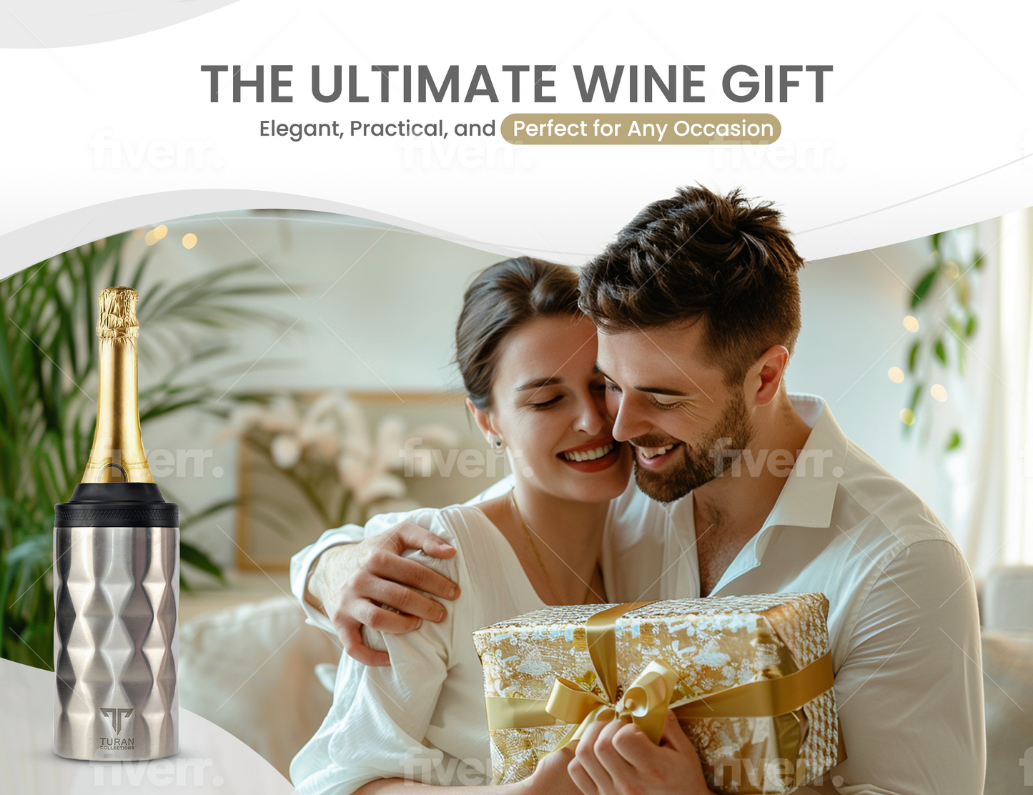 Wine Chiller For Bottles. Keep Your Wine Chilled For Hours Without Ice
