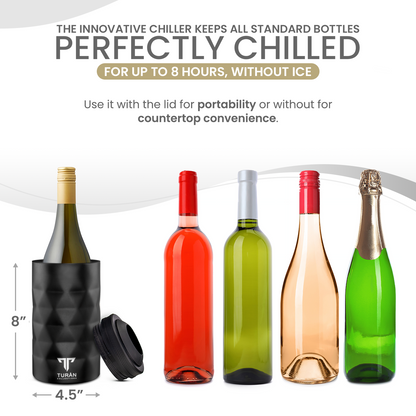 Wine Chiller For Bottles. Keep Your Wine Chilled For Hours Without Ice