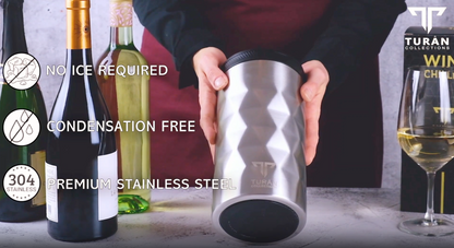 Wine Chiller For Bottles. Keep Your Wine Chilled For Hours Without Ice
